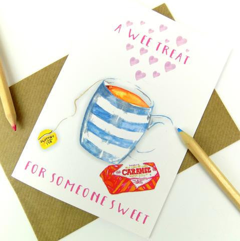 A WEE TREAT CARD