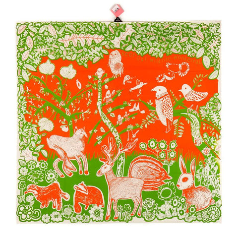 BRITISH WILDLIFE TABLECLOTH
