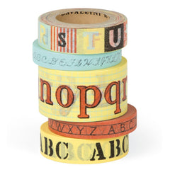 CAVALLINI & CO NUMBERS PAPER ALPHABET TAPE