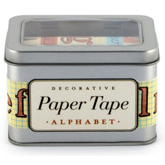 CAVALLINI & CO NUMBERS PAPER ALPHABET TAPE