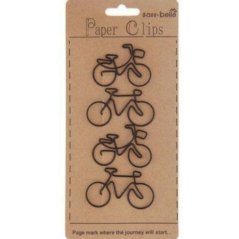 Black Bicycle Paper Clips
