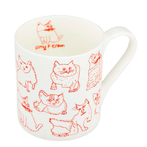 CAT MUG ART HOUSE