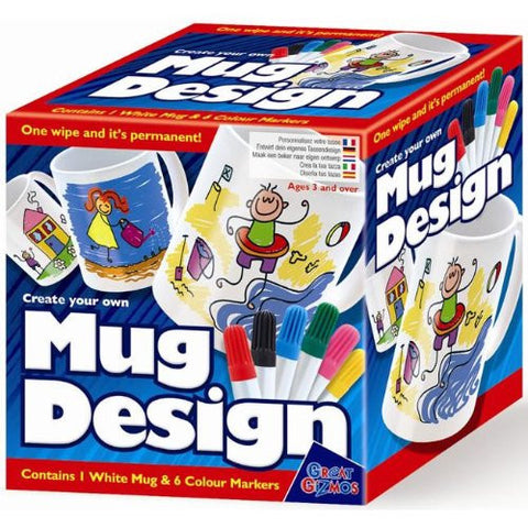 DESIGN YOUR OWN MUG KIT WITH PENS
