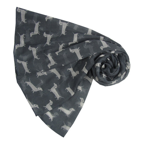 DACHSHUND SCARF IN ASSORTED COLOURS