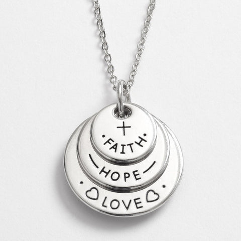 FAITH, HOPE AND LOVE NECKLACE