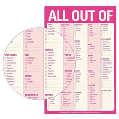 ALL OUT OF PAD WITH MAGNET by Knock Knock