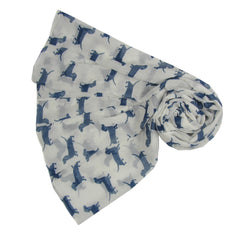 DACHSHUND SCARF IN ASSORTED COLOURS