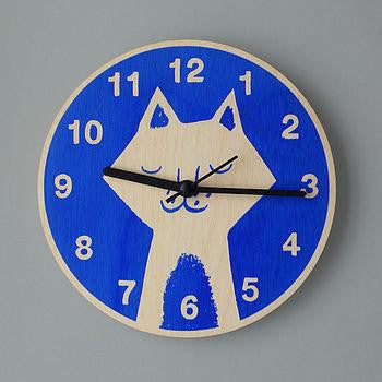 CAT WALL CLOCK